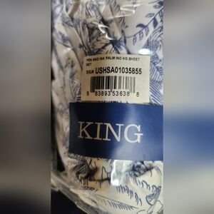 King Size Bed Set. Tropical Design-Original Package